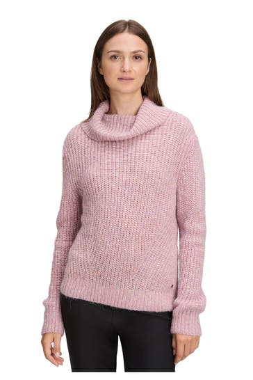 BETTY & CO Strickpullover dunkelrosa