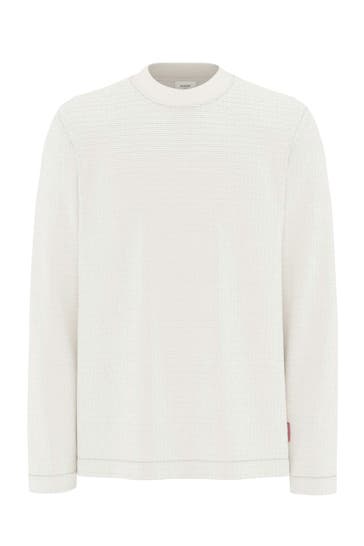 JOOP! JEANS Longsleeve 'Loane' weiß