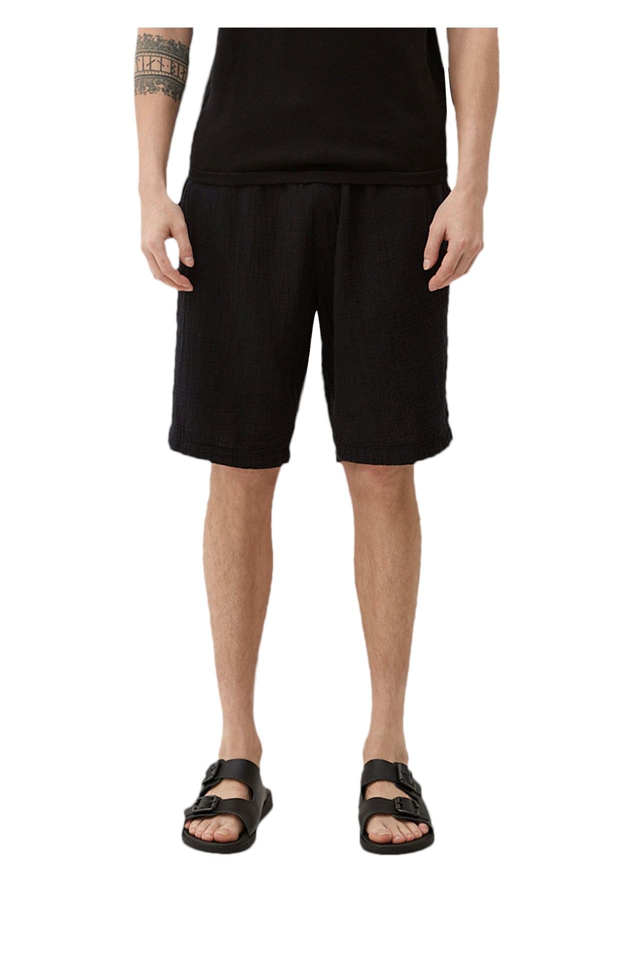 S.OLIVER Musselin-Shorts 'Detroit' schwarz, Bild 1