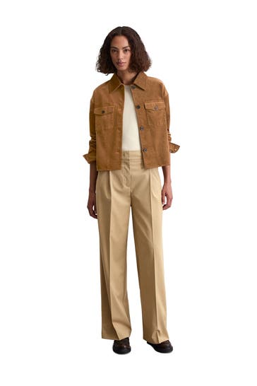 MARC O'POLO Stoffhose camel