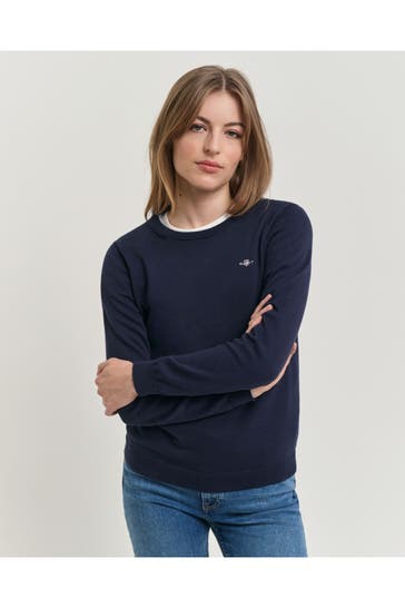 GANT Strickpullover schwarzblau