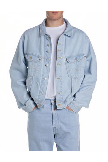 REPLAY Jeansjacke hellblau