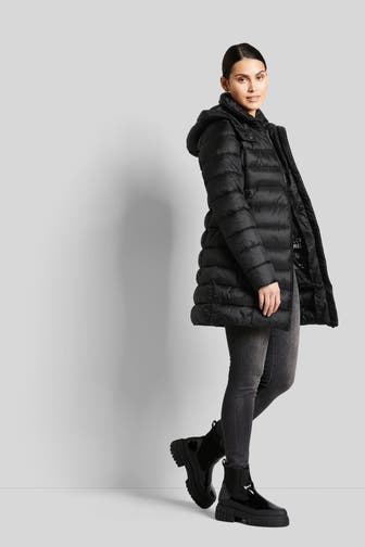 BUGATTI Steppmantel schwarz