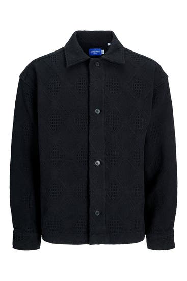 JACK & JONES - Overshirt 'Jorgreen' schwarz
