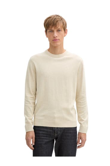 TOM TAILOR - Strickpullover beige