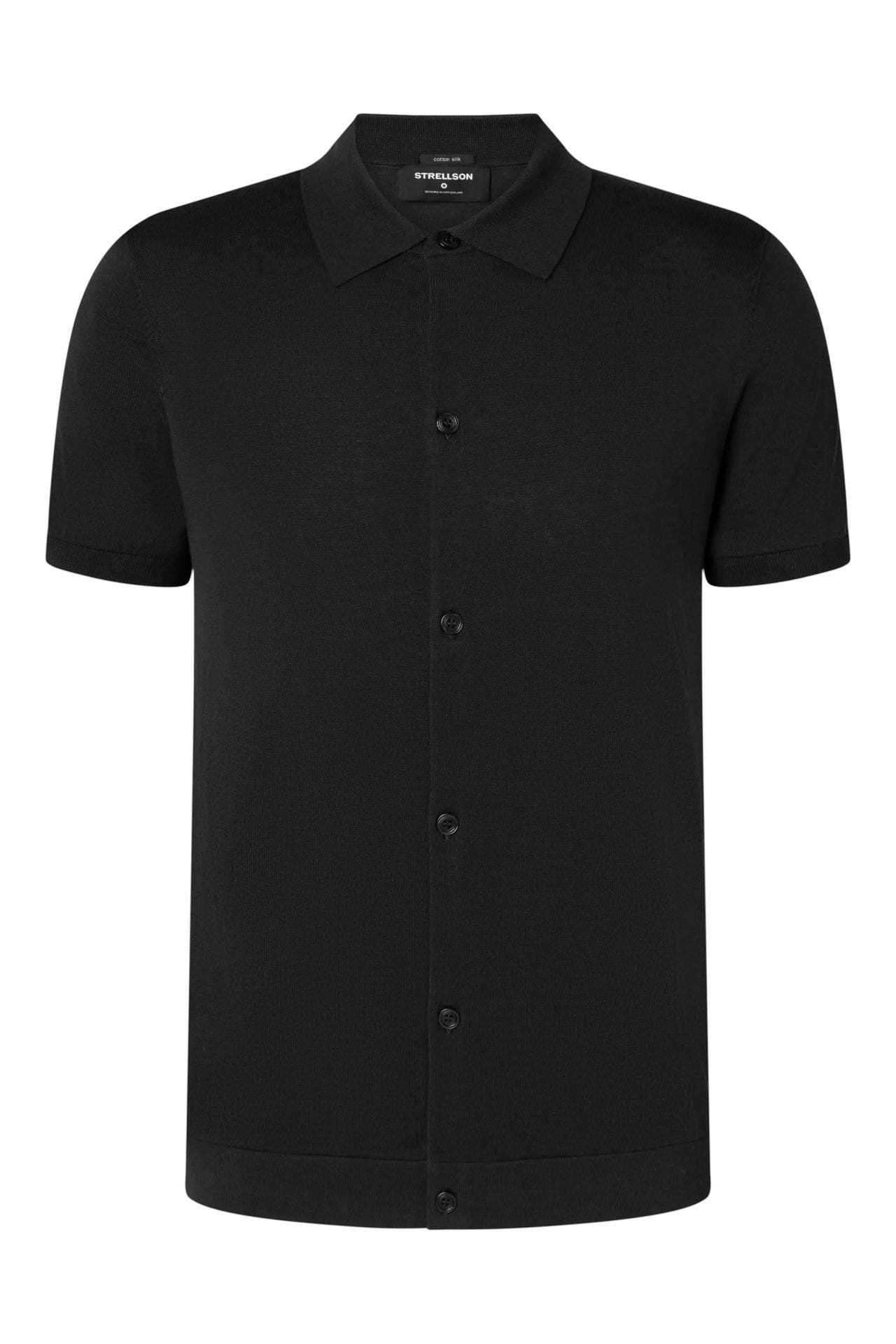 STRELLSON Strick-Kurzarmhemd 'Robas' Regular Fit, Bild 1