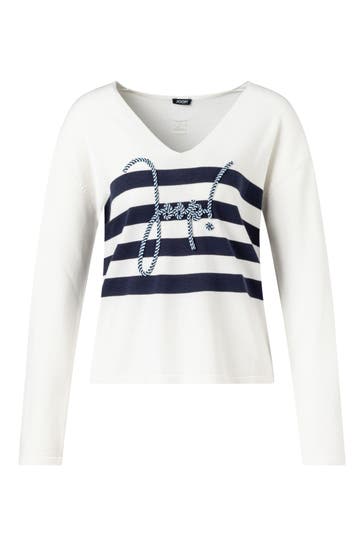 JOOP! Strickpullover weiß