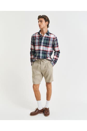 GANT Leinen-Shorts hellbraun