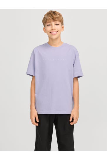 JACK & JONES T-Shirt 'JJestar' flieder