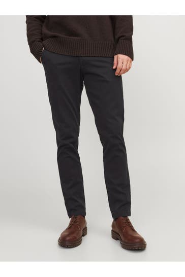JACK & JONES Chino schwarz