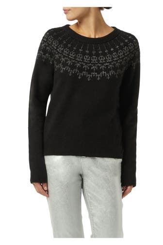 COMMA, Strickpullover gemustert