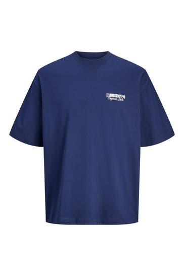 JACK & JONES T-Shirt dunkelblau