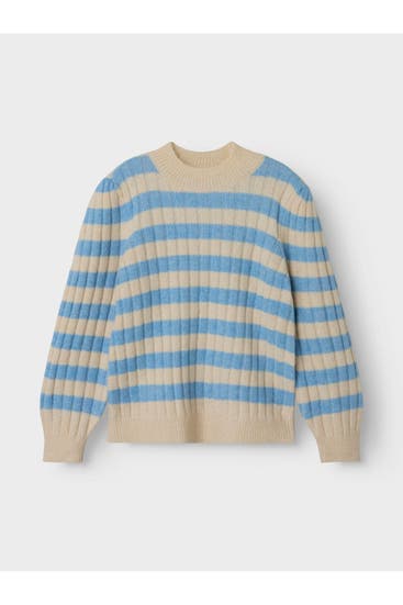 NAME IT - Strickpullover gestreift