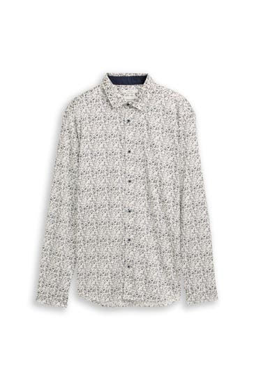 TOM TAILOR Casual-Hemd gemustert Regular Fit