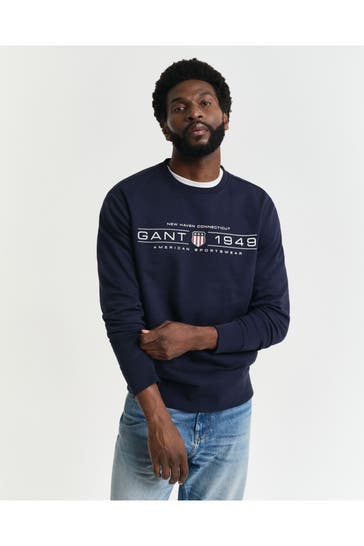 GANT Sweatshirt dunkelblau