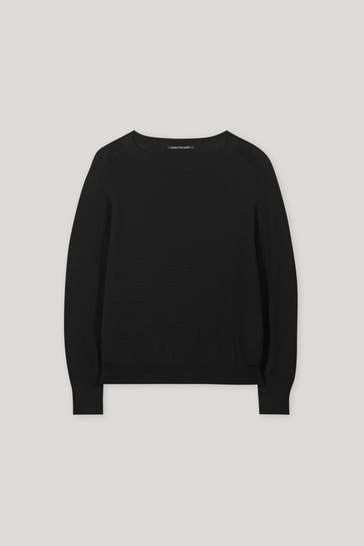 LUISA CERANO Strickpullover schwarz