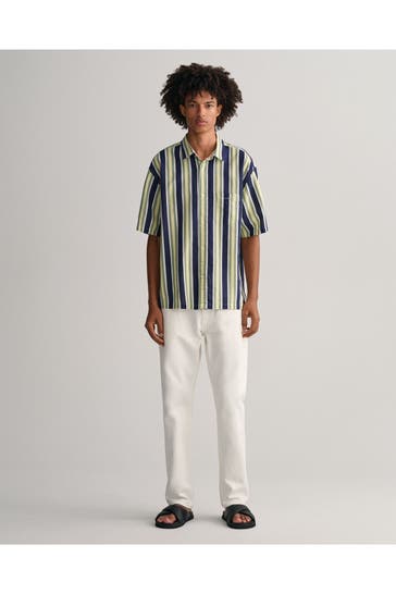GANT Leinenmix-Kurzarmhemd Regular Fit