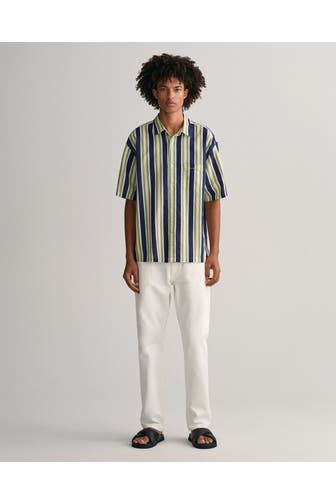 GANT Leinenmix-Kurzarmhemd Regular Fit