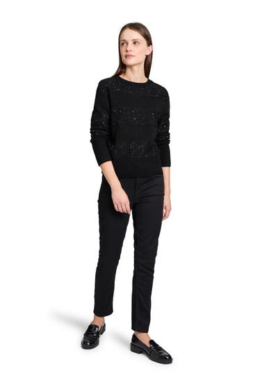 BETTY & CO Strickpullover schwarz