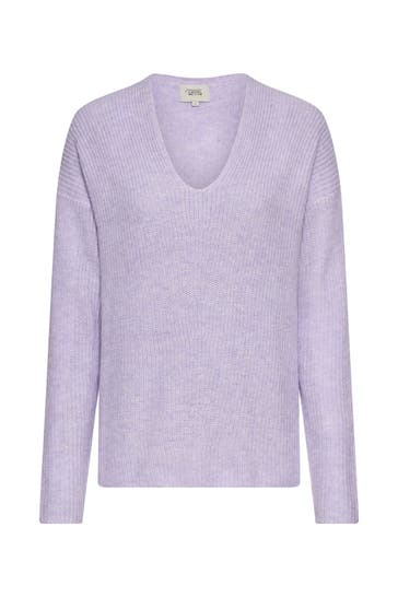 CAMEL ACTIVE Strickpullover flieder