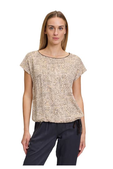 CARTOON Blusenshirt gemustert