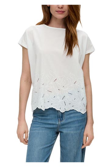 S.OLIVER T-Shirt weiß