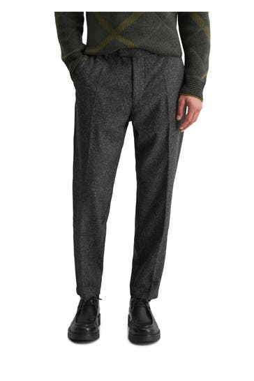 MARC O'POLO Wollstoffhose dunkelgrau