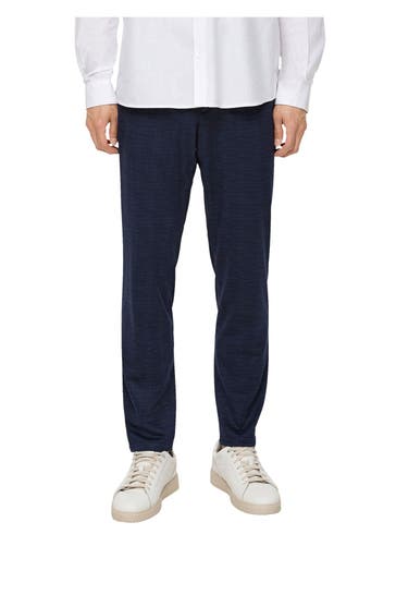 S.OLIVER Chino schwarzblau slim tapered
