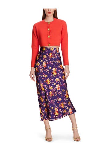 MARC CAIN Strickjacke orangerot