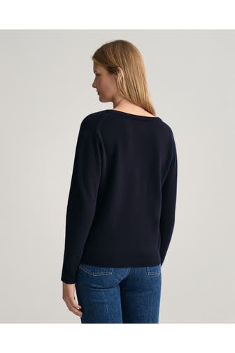 GANT Strickpullover nachtblau