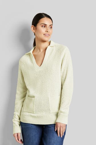 BUGATTI Strickpullover offwhite