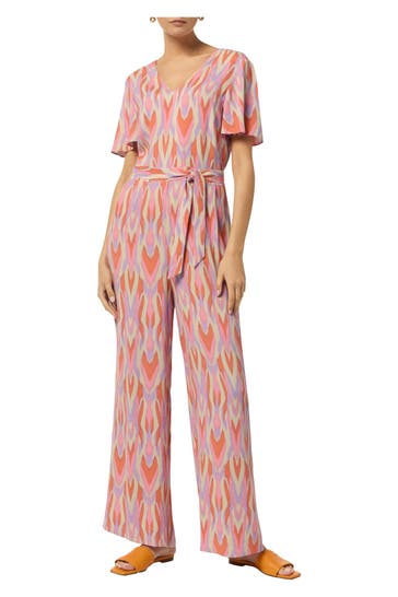 COMMA, Jumpsuit gemustert