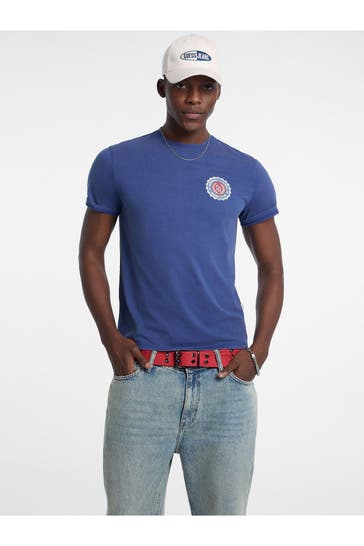 GUESS T-Shirt blau