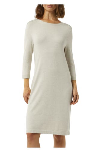 COMMA, Strickkleid creme