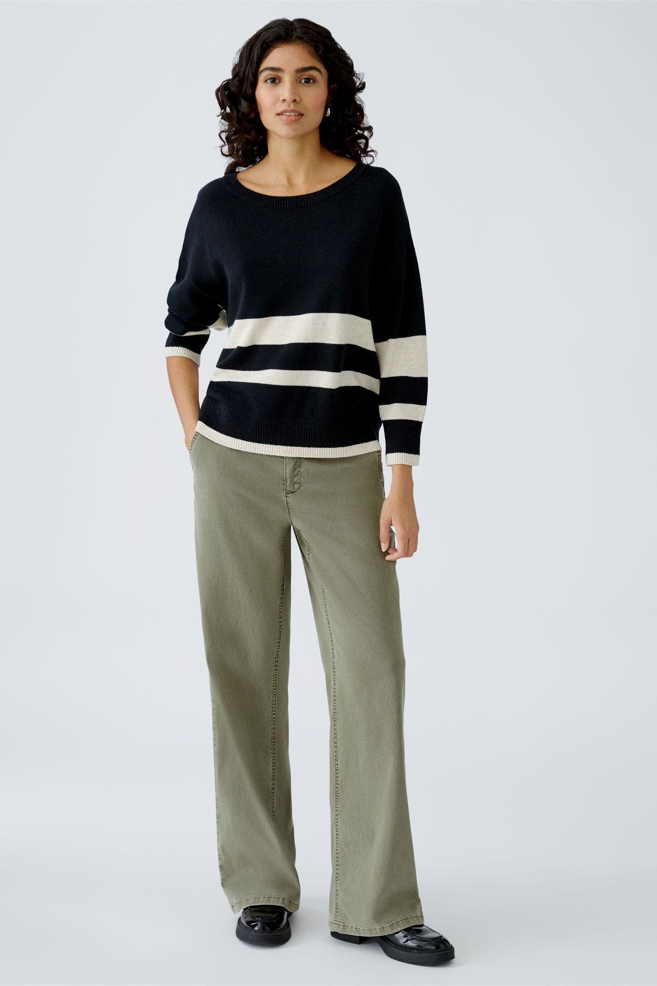 OUI Strickpullover zweifarbig, Bild 1