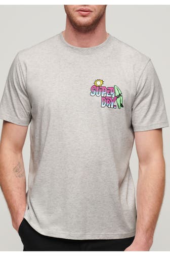 SUPERDRY T-Shirt hellgrau