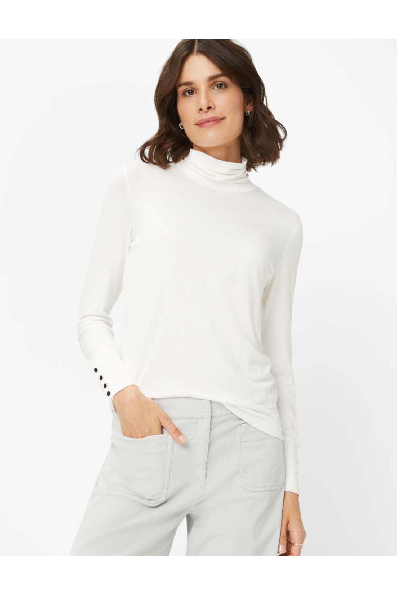 BRAX Longsleeve 'Camilla' weiß, Bild 1
