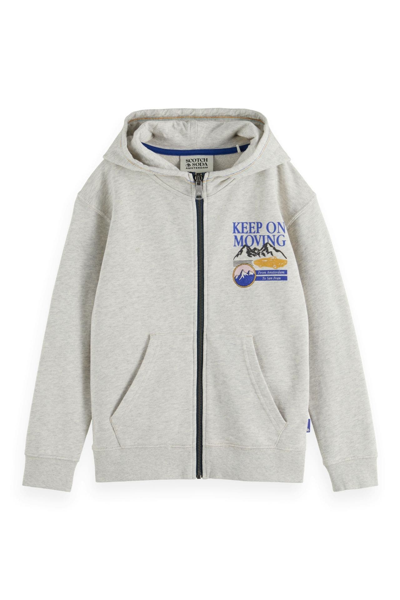 SCOTCH & SODA Sweatjacke hellgrau , Bild 1
