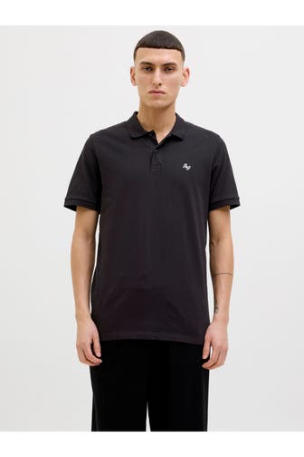 JACK & JONES Polo-Shirt schwarz