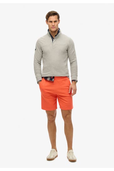 SUPERDRY Sweat-Shorts neonorange