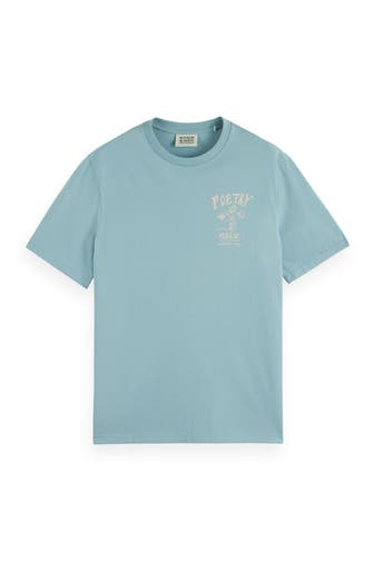 SCOTCH & SODA T-Shirt eisblau