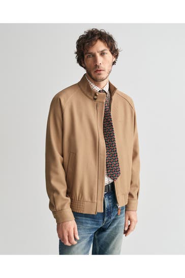 GANT Wollmix-Blouson hellbraun