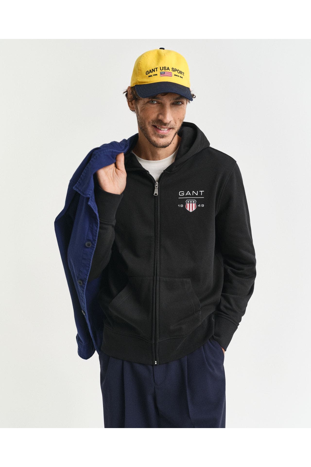 GANT Sweatjacke schwarz, Bild 1