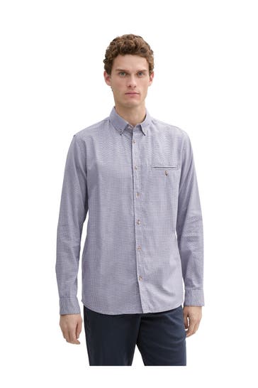 TOM TAILOR Casual-Hemd gemustert