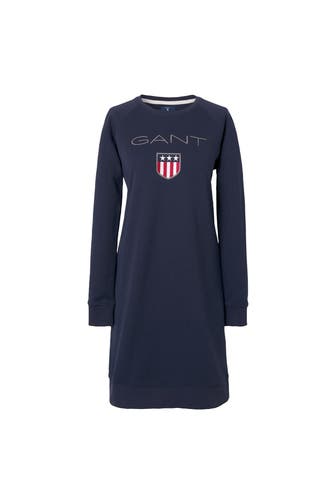 GANT Sweatkleid dunkelblau