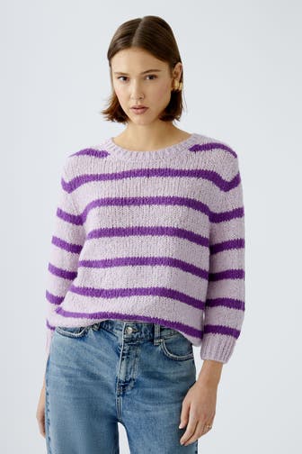 OUI Strickpullover gestreift