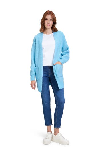 BETTY & CO Strickjacke hellblau