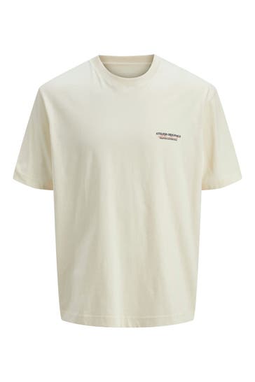JACK & JONES T-Shirt ecru