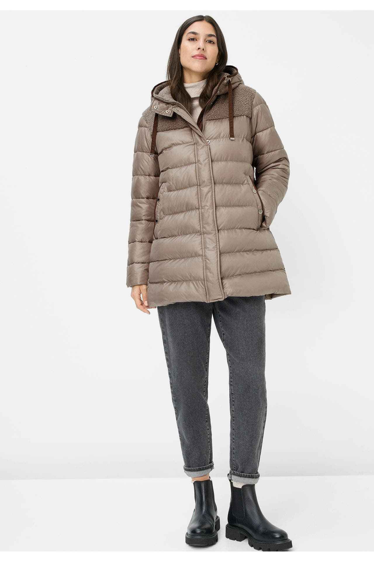 FUCHS SCHMITT Steppjacke steingrau, Bild 1