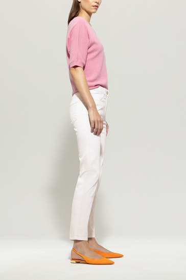 LUISA CERANO Jeans flieder creme